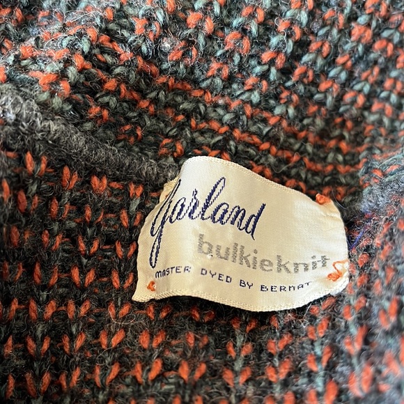 Vintage sweater brown and gray - Picture 3 of 10